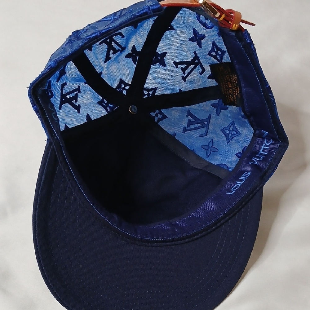 Louis Vuitton Navy and Royal Blue Hat - Picture 3 of 4